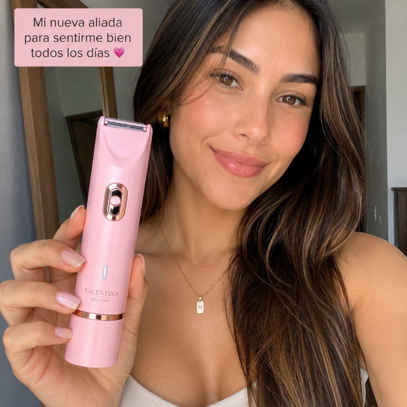 Valentina Milano®, la depiladora íntima diseñada para cuidar incluso las pieles más sensibles.